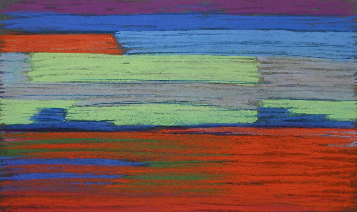 Abstract pastel 2 by Evgen Semenyuk