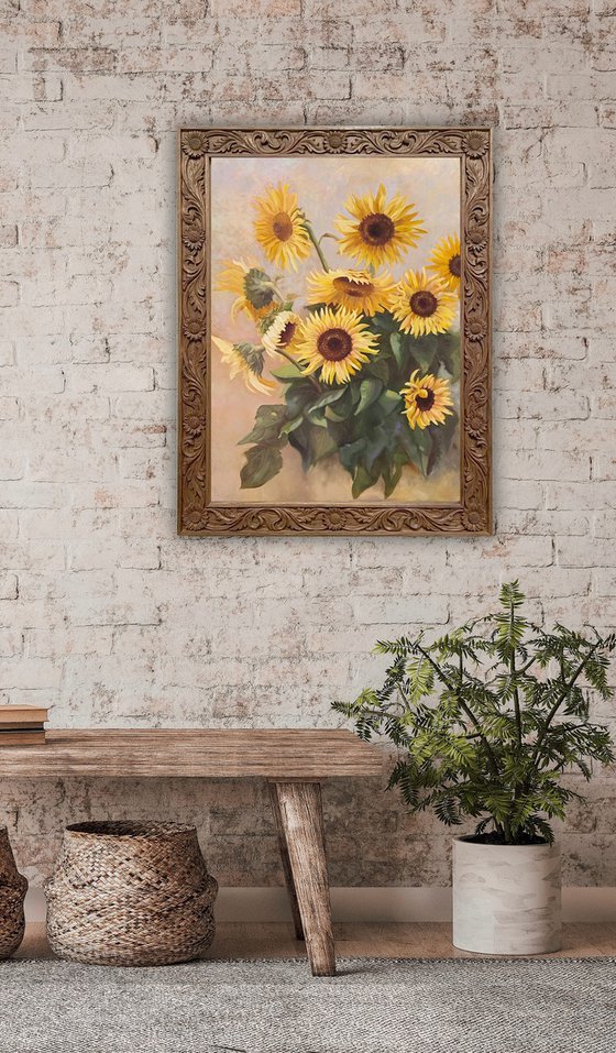 Sunflowers in Bloom