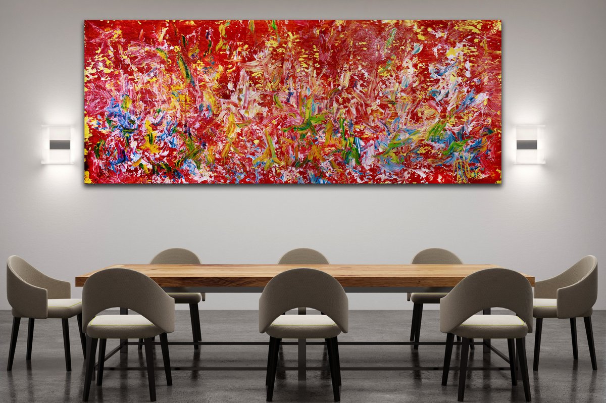 Energy Rising 3 (Earth Formations) By Nestor Toro, 80 X 32, Artwork For Sale On Artfinder