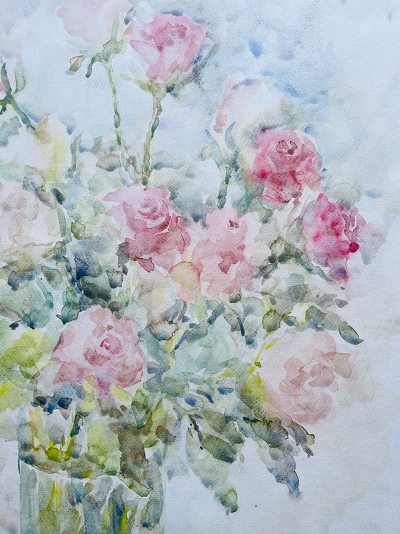 Roses 19,7x 25,6 in