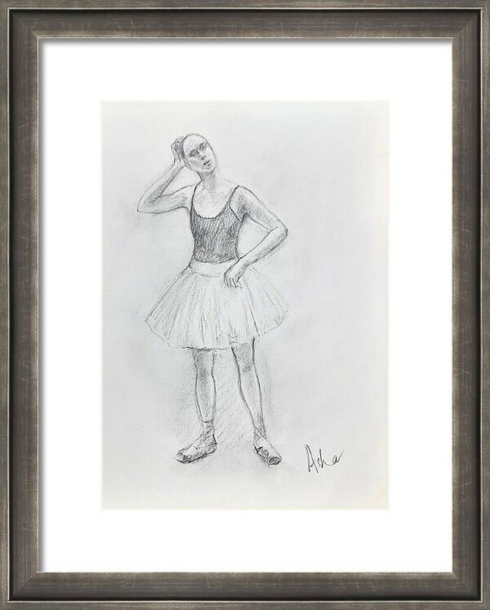 Ballerina Sketch 21 by Asha Shenoy