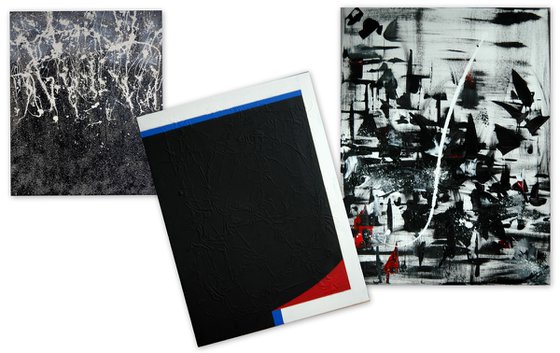 Just B&W, red+blue collection