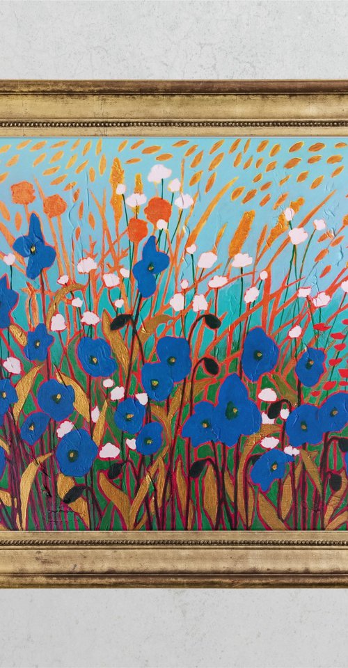 Himalayan Poppies by Lisa Mann