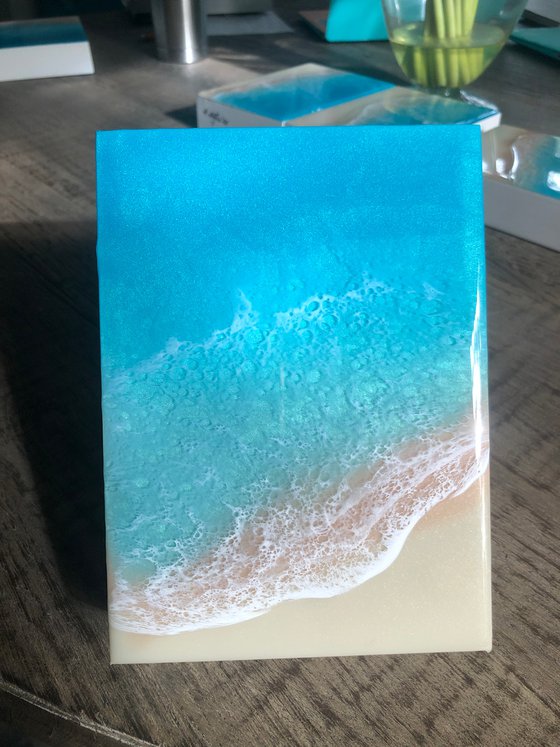 White Sand Beach #28 Miami Beach Seascape Gift idea