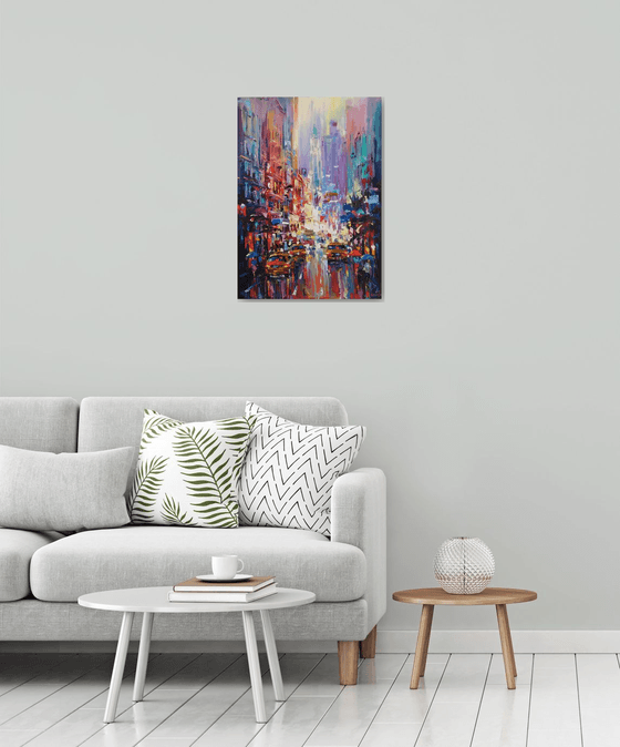 Abstract cityscape (New York)