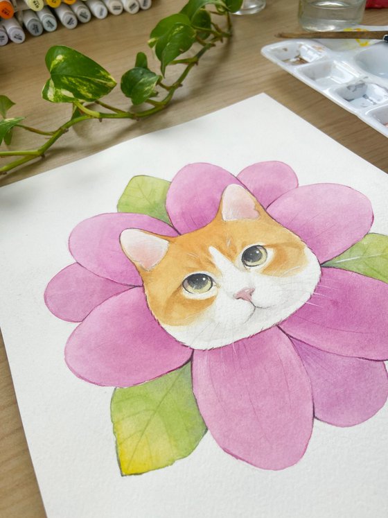 Flower cat I