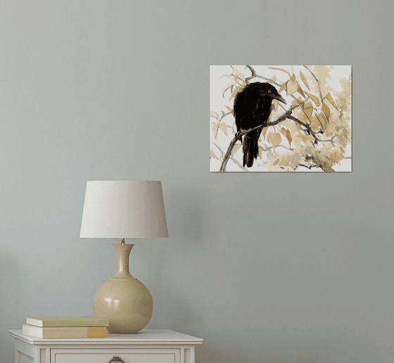 The Raven on the Autumn Tree