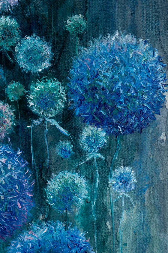 Blue flowers