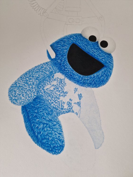 Cookie Monster: Fairground Claw Prize