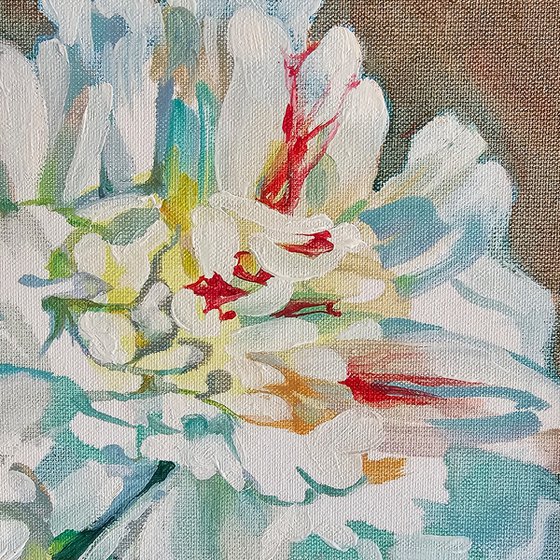 Peonies in a Pitcher
