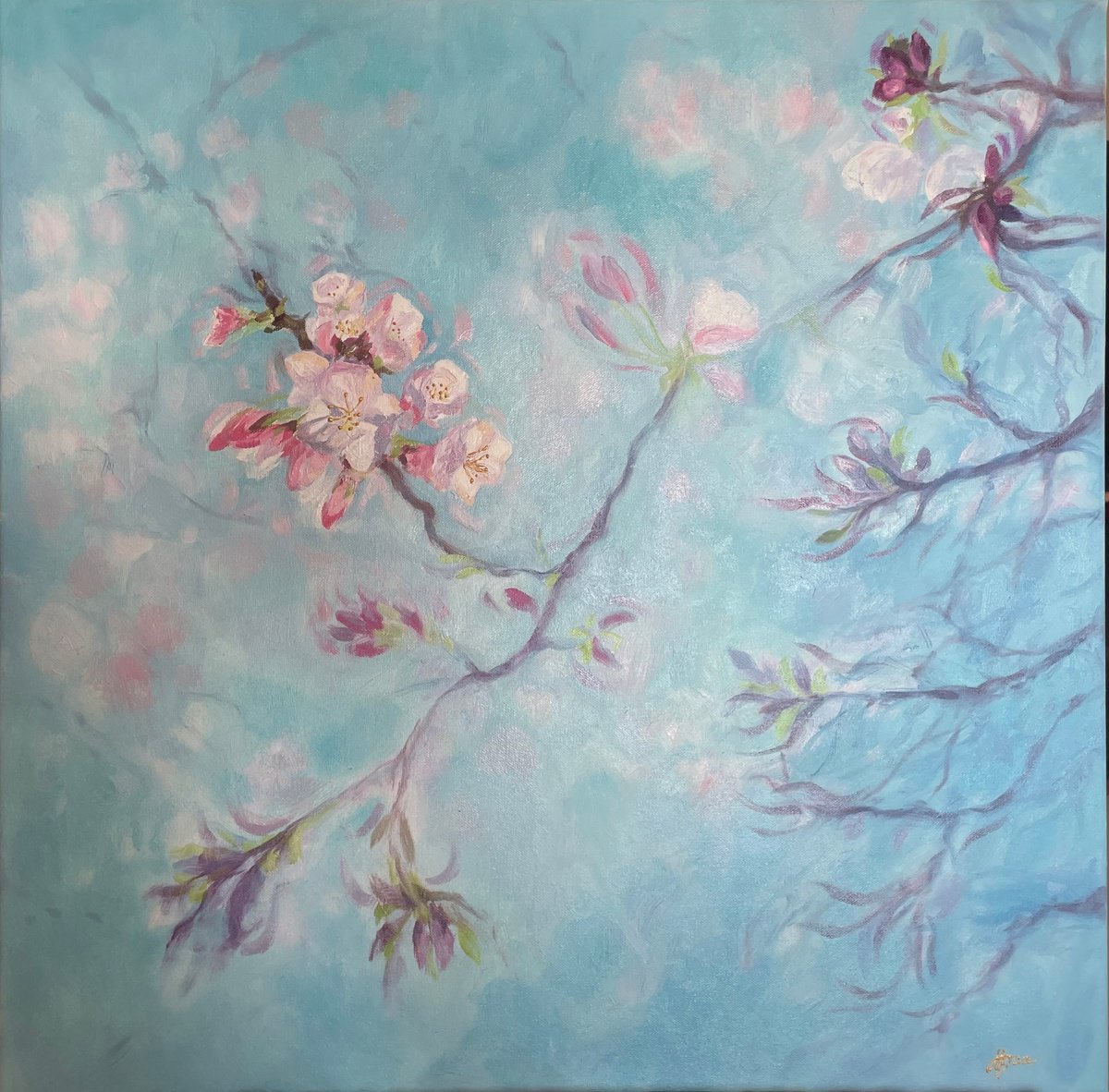 A Calm Spring Day Blossom by Hannah Bruce
