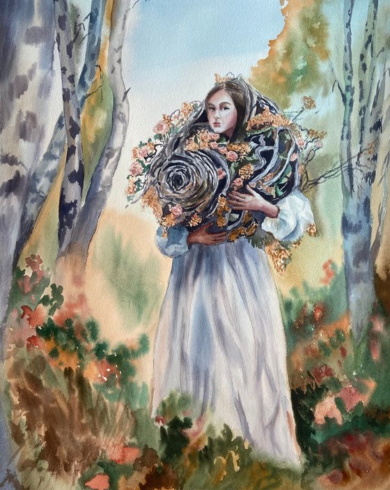 I am still carrying this (39x49 cm)