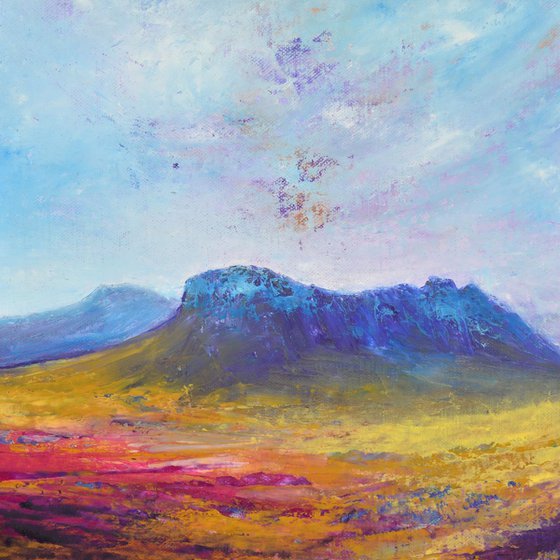 Suilven Landscape, a Scottish mountain view