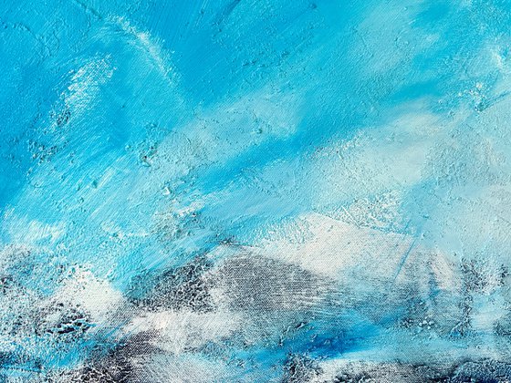 Atlantic crossing No. 5221 Abstract blue