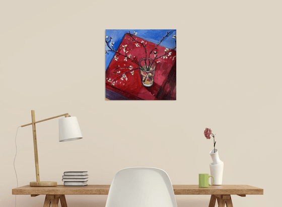 Blackthorn on Red