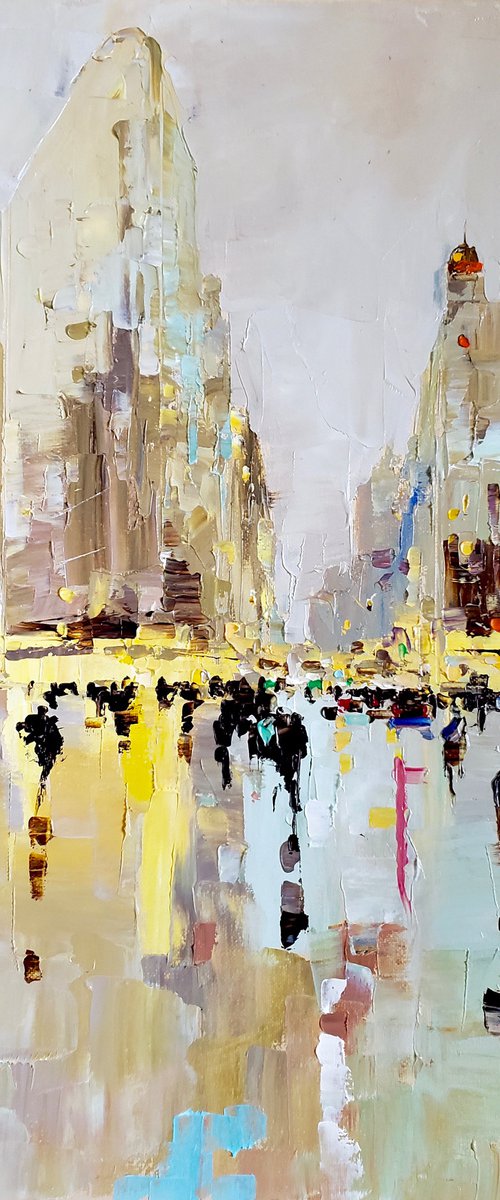 CITY LIGHTS B-63. NEW YORK. by Irina Alexandrina