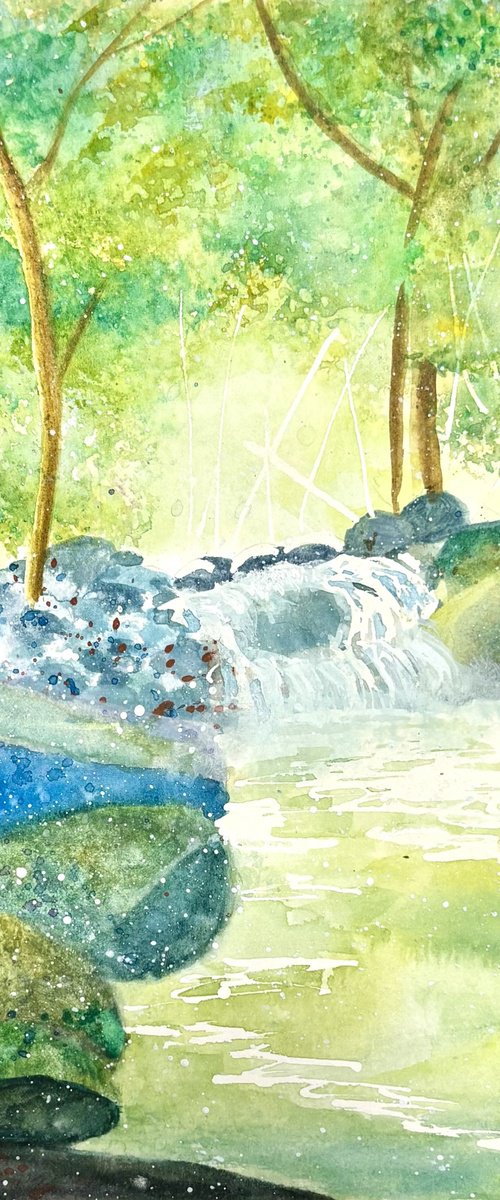 A Little Stream At The End of Summer by Sayaka Minegishi