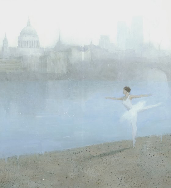 Ballerina on the Thames