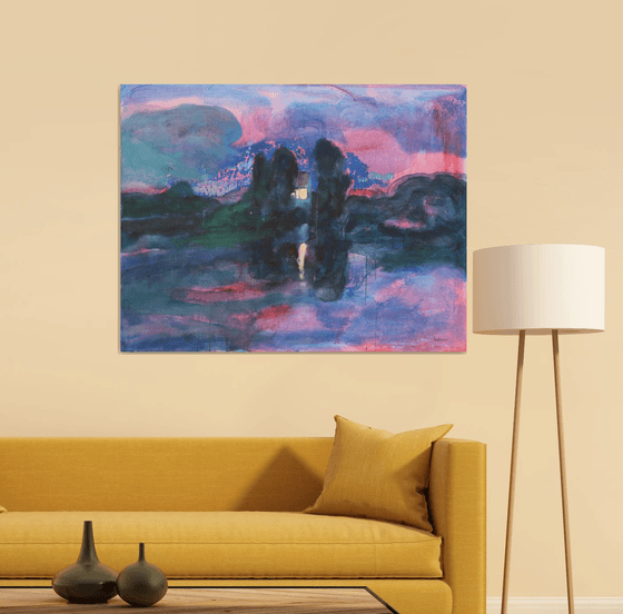 Landscape. Twilight Time.