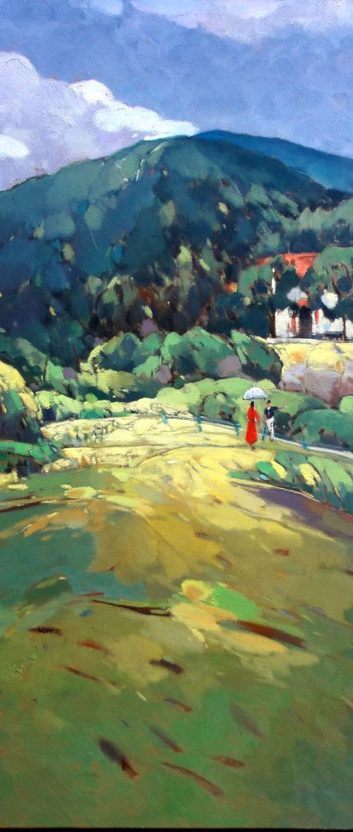 Summer in the village by Kunlong Wang