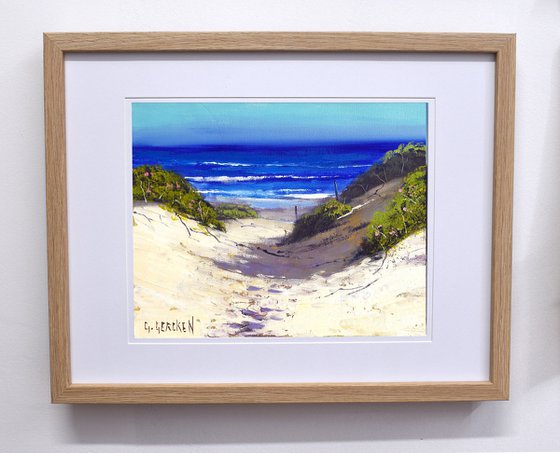 Australian coast sandy Beach