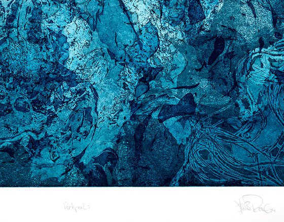 "Rockpools", etching