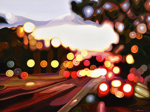 NOCTURNE #18 / Embarcadero Sunset by Alex Nizovsky