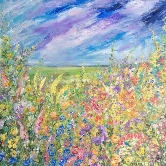 Floral Meadow View