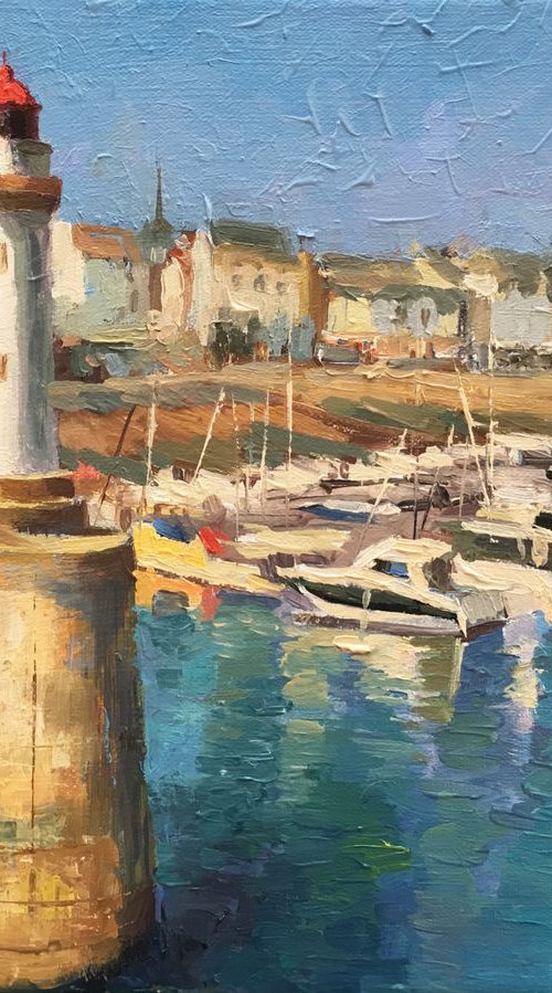 France Harbour, Belle-Ile-En-Mer by Ling Strube