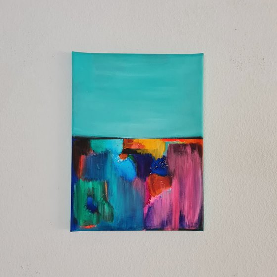 Bold Acrylic painting by Wioletta Gancarz | Artfinder