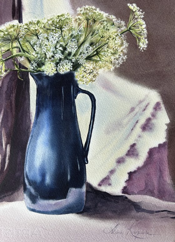 Still life with wild flowers