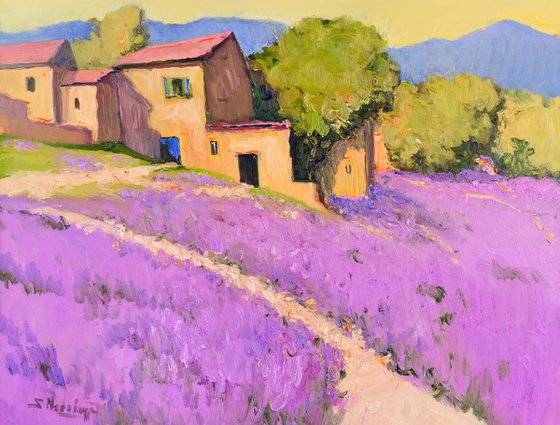 Lavender in French Villa