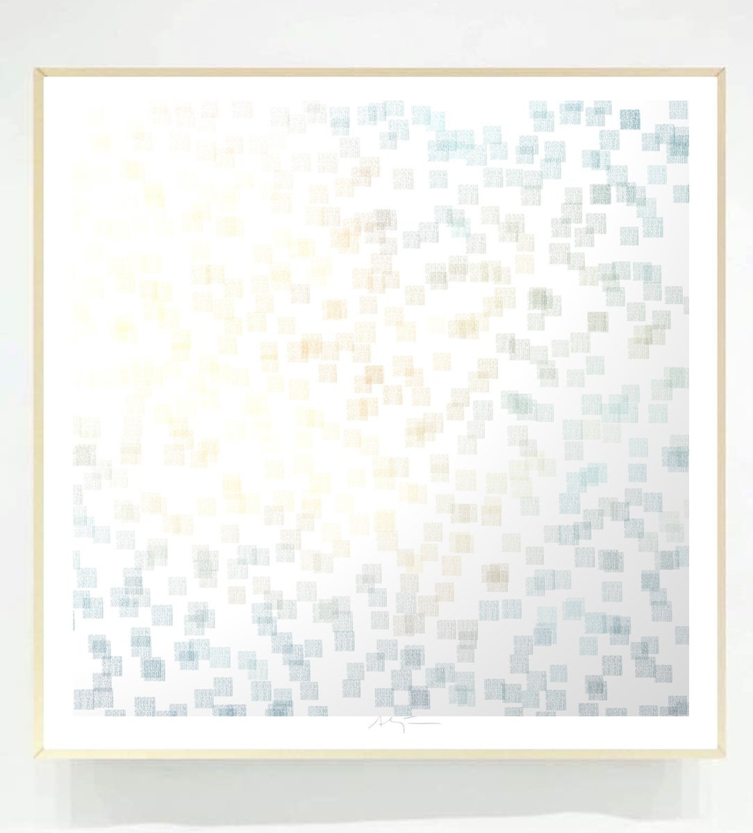 Impressionistic Giclee Print , Abstract Melodic Forms By Alejos, 17 X 17, Artwork For Sale On Artfinder