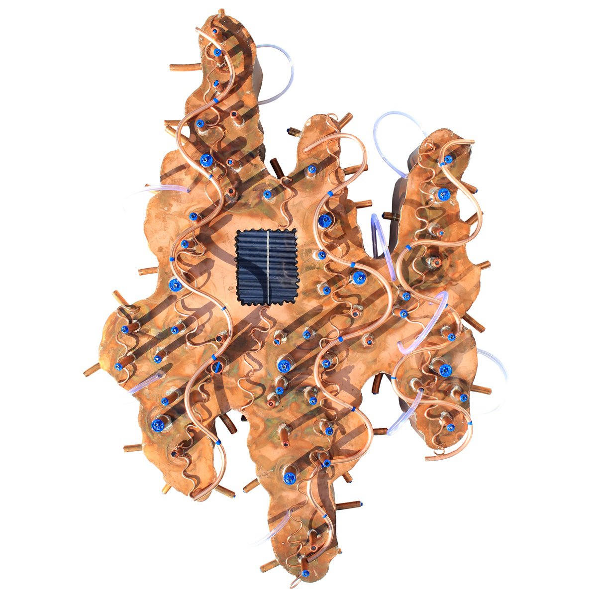 Abstract Sculpture By Tanbelia, 21 X 29", The Waves, Original Artwork