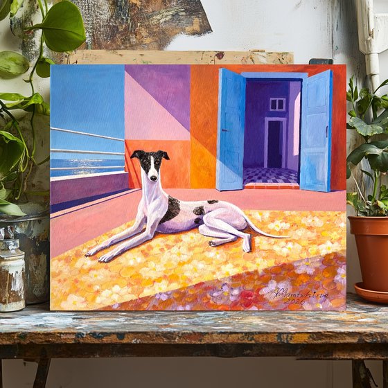 Keeper of the Light. Spanish Greyhound