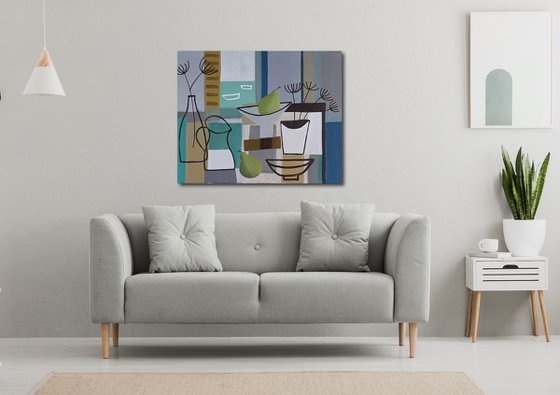 Still Life and White Boats