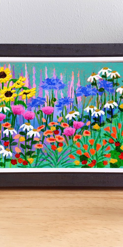 Framed Garden 2 - Gift Idea by Lisa Mann