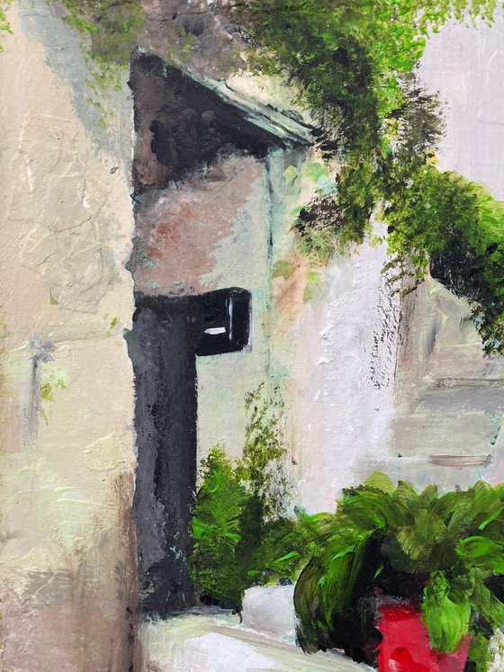 Steps to a Summer House, Italy