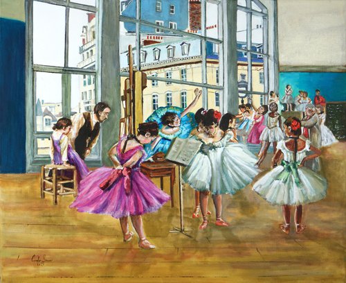 Degas and the Ballerinas painting by Gordon Bruce