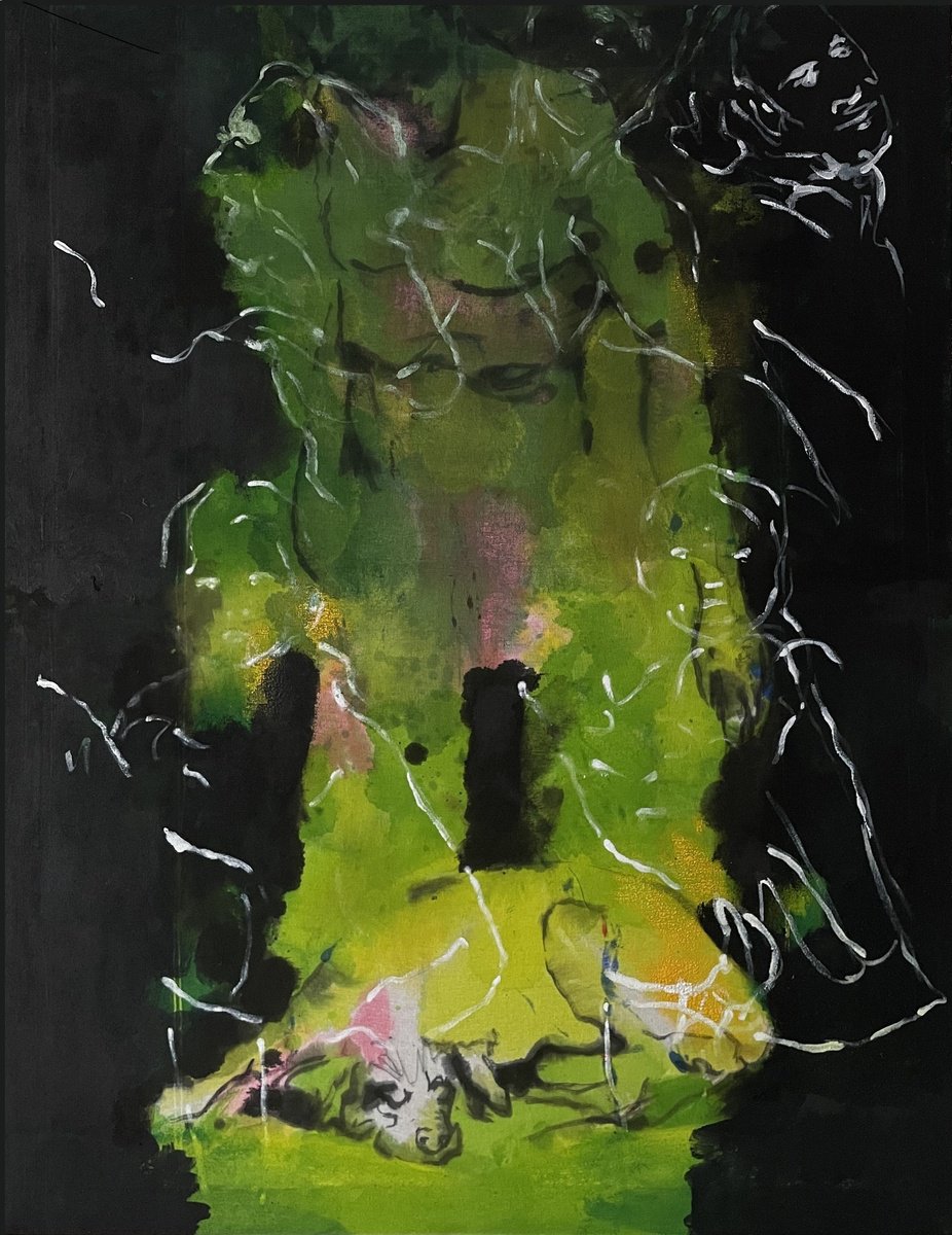 Black Abstract Game By Gela Mikava, 28 X 35, Artwork For Sale On Artfinder