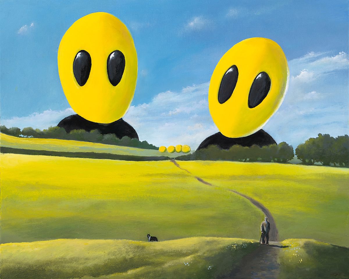 The Watchers 51 x 41 cm (open to offers) by Bryan Webster