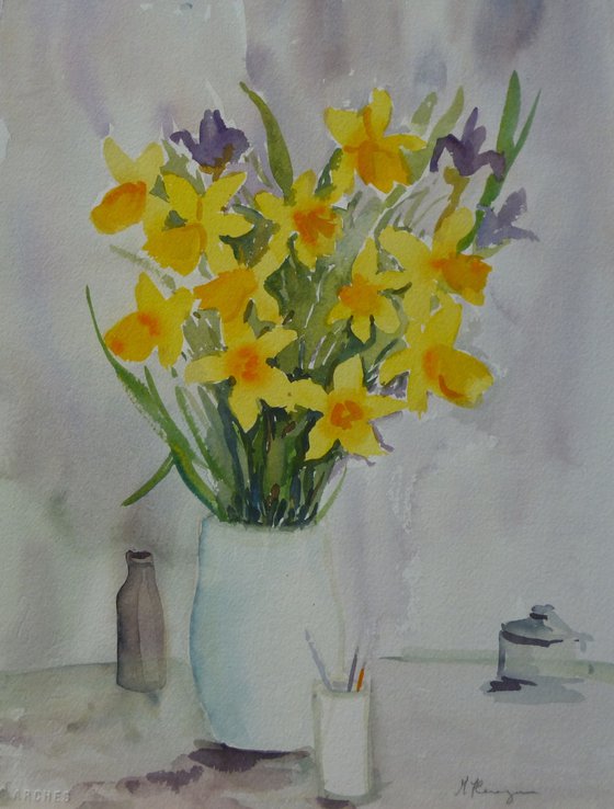 Still Life with daffodils