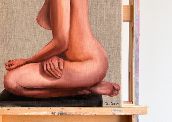 Nudity - Erotic Woman Naked Female Figure Painting