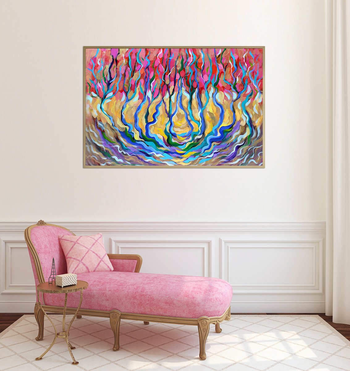 Radiant Waves Of Change By Martina Boycheva, 47 X 31, Artwork For Sale On Artfinder
