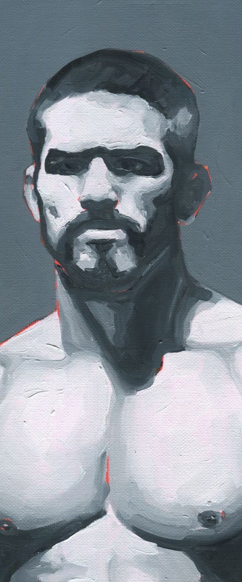 Facing Forward - Male portrait by Goodvin Nerko