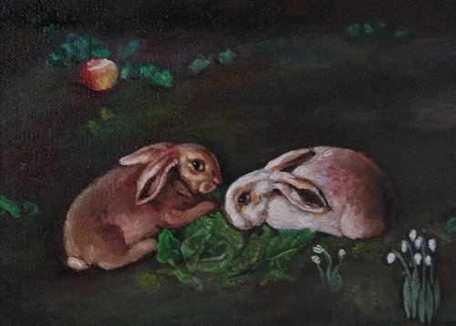 Rabbits by Viktória Déri