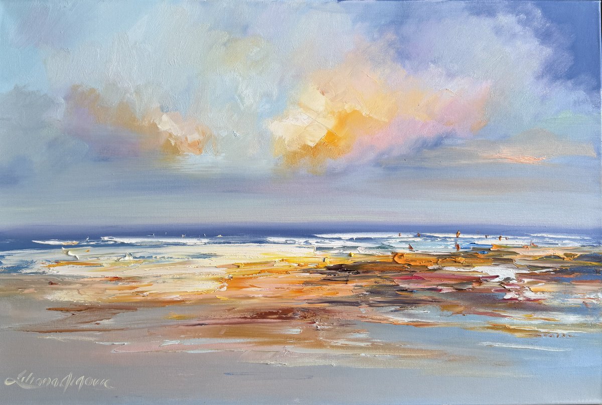 Dreaming Shoreline, By Liliana Gigovic, 36 X 24, Artwork For Sale On Artfinder