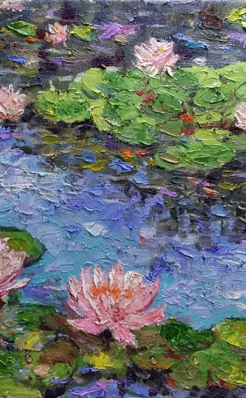 Monet  Water Lilies2 by Vishalandra Dakur