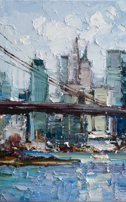 Brooklyn Bridge - New York City by Anastasiia Valiulina
