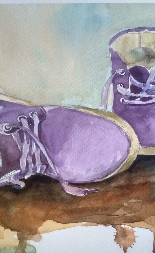 Shoes after a walk by Ann Krasikova